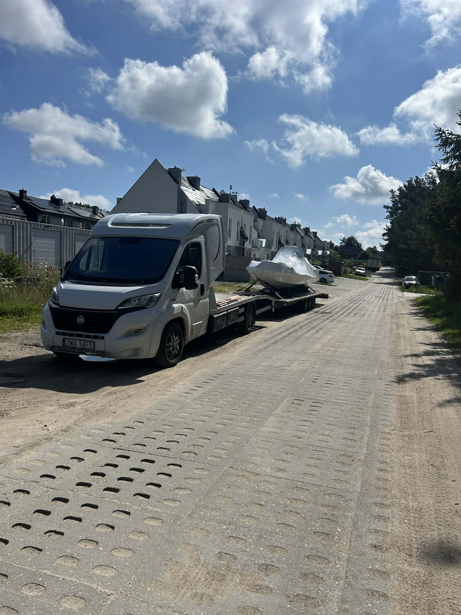 Transport maszyn budowlanych do Holandii